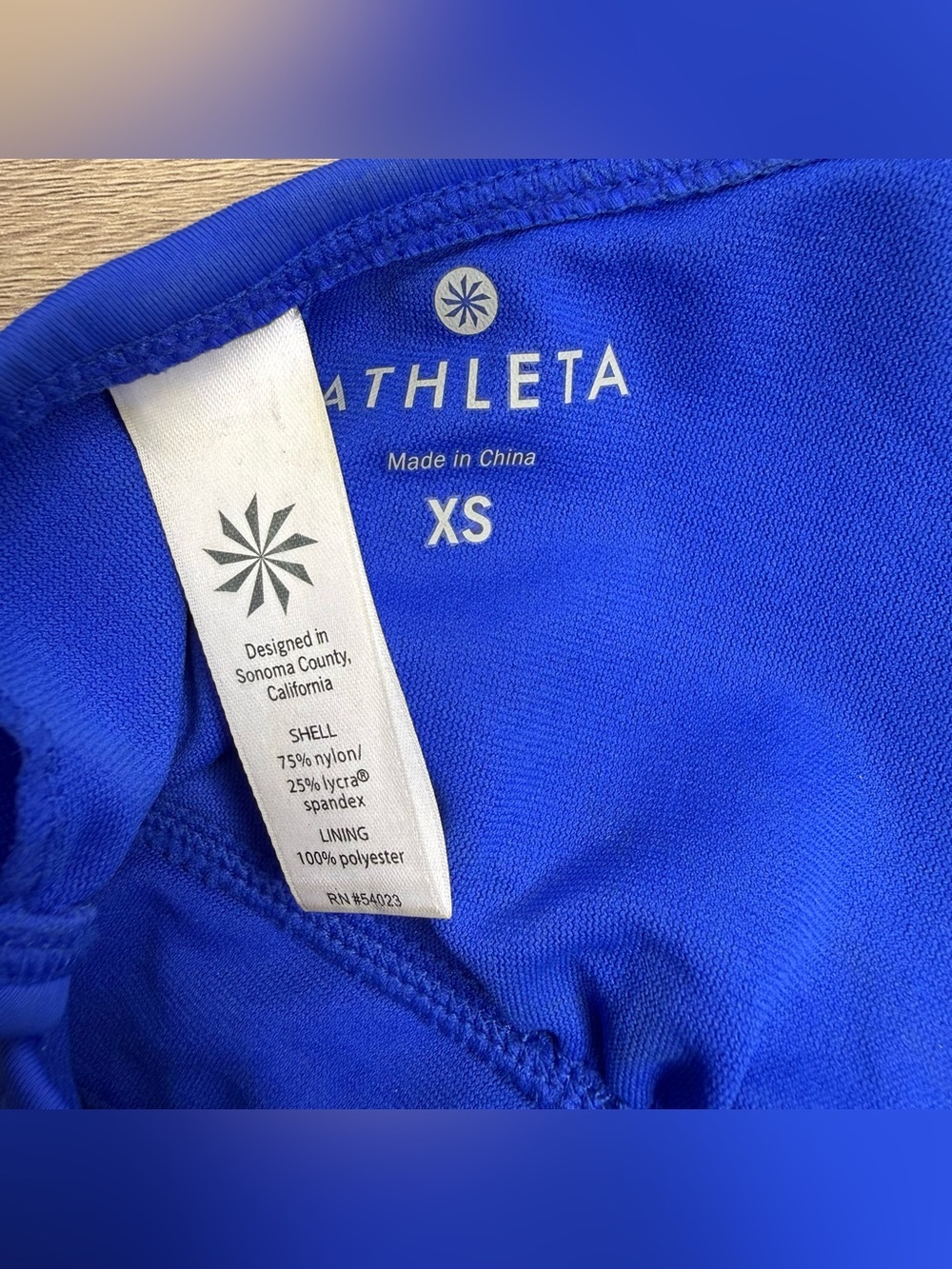 Athleta Royal Blue Strappy Bikini Set Size XS/S - Picture 4 of 9